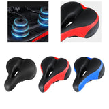 Maxbell Bicycle Seat Memory Foam Padding Simple Assembly Accessories Shock Absorbing Black