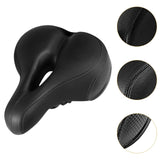 Maxbell Bicycle Seat Memory Foam Padding Simple Assembly Accessories Shock Absorbing Black