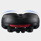 Maxbell Bicycle Seat Memory Foam Padding Simple Assembly Accessories Shock Absorbing Black