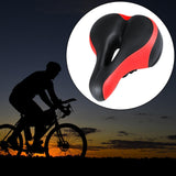 Maxbell Bicycle Seat Memory Foam Padding Simple Assembly Accessories Shock Absorbing Red