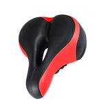 Maxbell Bicycle Seat Memory Foam Padding Simple Assembly Accessories Shock Absorbing Red