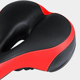 Maxbell Bicycle Seat Memory Foam Padding Simple Assembly Accessories Shock Absorbing Red