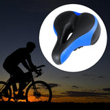 Maxbell Bicycle Seat Memory Foam Padding Simple Assembly Accessories Shock Absorbing Blue
