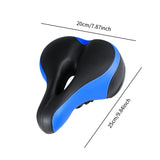 Maxbell Bicycle Seat Memory Foam Padding Simple Assembly Accessories Shock Absorbing Blue