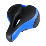 Maxbell Bicycle Seat Memory Foam Padding Simple Assembly Accessories Shock Absorbing Blue