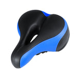 Maxbell Bicycle Seat Memory Foam Padding Simple Assembly Accessories Shock Absorbing Blue