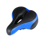 Maxbell Bicycle Seat Memory Foam Padding Simple Assembly Accessories Shock Absorbing Blue