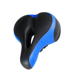 Maxbell Bicycle Seat Memory Foam Padding Simple Assembly Accessories Shock Absorbing Blue