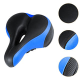 Maxbell Bicycle Seat Memory Foam Padding Simple Assembly Accessories Shock Absorbing Blue