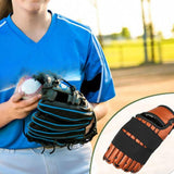 Maxbell 2x Softball and Baseball Glove Strap Adjustable Premium Baseball Glove Strap Black