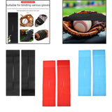 Maxbell 2x Softball and Baseball Glove Strap Adjustable Premium Baseball Glove Strap Black