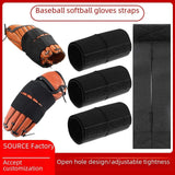 Maxbell 2x Softball and Baseball Glove Strap Adjustable Premium Baseball Glove Strap Red
