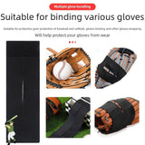 Maxbell 2x Softball and Baseball Glove Strap Adjustable Premium Baseball Glove Strap Blue