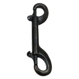 Maxbell Double Ended Bolt Snap Clip for Water Bucket Equine Linking Dog Leash Collar 90 mm Black
