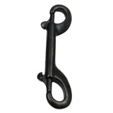 Maxbell Double Ended Bolt Snap Clip for Water Bucket Equine Linking Dog Leash Collar 90 mm Black