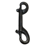Maxbell Double Ended Bolt Snap Clip for Water Bucket Equine Linking Dog Leash Collar 90 mm Black
