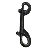 Maxbell Double Ended Bolt Snap Clip for Water Bucket Equine Linking Dog Leash Collar 90 mm Black