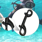 Maxbell Double Ended Bolt Snap Clip for Water Bucket Equine Linking Dog Leash Collar 90 mm Black