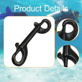 Maxbell Double Ended Bolt Snap Clip for Water Bucket Equine Linking Dog Leash Collar 90 mm Black