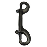 Maxbell Double Ended Bolt Snap Clip for Water Bucket Equine Linking Dog Leash Collar 100 mm Black