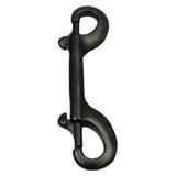 Maxbell Double Ended Bolt Snap Clip for Water Bucket Equine Linking Dog Leash Collar 100 mm Black