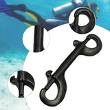 Maxbell Double Ended Bolt Snap Clip for Water Bucket Equine Linking Dog Leash Collar 100 mm Black