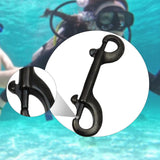 Maxbell Double Ended Bolt Snap Clip for Water Bucket Equine Linking Dog Leash Collar 100 mm Black