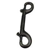 Maxbell Double Ended Bolt Snap Clip for Water Bucket Equine Linking Dog Leash Collar 115 mm Black
