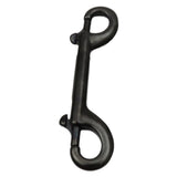 Maxbell Double Ended Bolt Snap Clip for Water Bucket Equine Linking Dog Leash Collar 115 mm Black