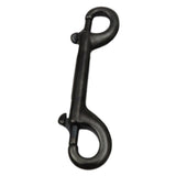 Maxbell Double Ended Bolt Snap Clip for Water Bucket Equine Linking Dog Leash Collar 115 mm Black