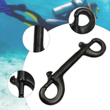 Maxbell Double Ended Bolt Snap Clip for Water Bucket Equine Linking Dog Leash Collar 115 mm Black