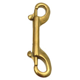 Maxbell Double Ended Bolt Snap Clip for Water Bucket Equine Linking Dog Leash Collar 90 mm Gold