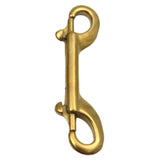 Maxbell Double Ended Bolt Snap Clip for Water Bucket Equine Linking Dog Leash Collar 90 mm Gold