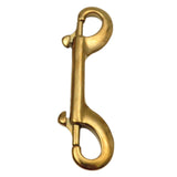 Maxbell Double Ended Bolt Snap Clip for Water Bucket Equine Linking Dog Leash Collar 100 mm Gold