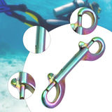 Maxbell Double Ended Bolt Snap Clip for Water Bucket Equine Linking Dog Leash Collar 90 mm Colorful