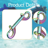 Maxbell Double Ended Bolt Snap Clip for Water Bucket Equine Linking Dog Leash Collar 90 mm Colorful