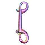 Maxbell Double Ended Bolt Snap Clip for Water Bucket Equine Linking Dog Leash Collar 115 mm Colorful