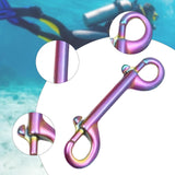 Maxbell Double Ended Bolt Snap Clip for Water Bucket Equine Linking Dog Leash Collar 115 mm Colorful