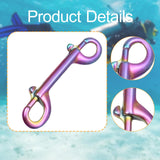 Maxbell Double Ended Bolt Snap Clip for Water Bucket Equine Linking Dog Leash Collar 115 mm Colorful