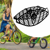 Maxbell Bike Rear Wheel Net Foot Guard Protector Easy to Install Cycling Accessories Black