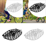 Maxbell Bike Rear Wheel Net Foot Guard Protector Easy to Install Cycling Accessories Black