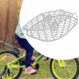 Maxbell Bike Rear Wheel Net Foot Guard Protector Easy to Install Cycling Accessories White