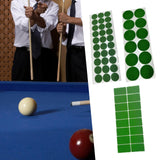 Maxbell Billiard Cloth Repair Patches Maintenance Mending Pool Table Marker Stickers 3.5cm Round