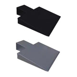 Maxbell Pilates Wedge Block Upholstered Wedge for Balance Muscle Building Stretching Black