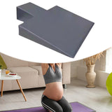 Maxbell Pilates Wedge Block Upholstered Wedge for Balance Muscle Building Stretching Black