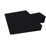Maxbell Pilates Wedge Block Upholstered Wedge for Balance Muscle Building Stretching Gray