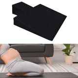 Maxbell Pilates Wedge Block Upholstered Wedge for Balance Muscle Building Stretching Gray