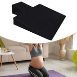 Maxbell Pilates Wedge Block Upholstered Wedge for Balance Muscle Building Stretching Gray