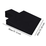 Maxbell Pilates Wedge Block Upholstered Wedge for Balance Muscle Building Stretching Gray