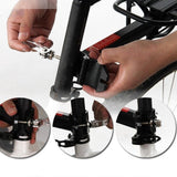 Maxbell Bicycle Rear Rack Quick Release with Reflector Easily Install Aluminum Alloy